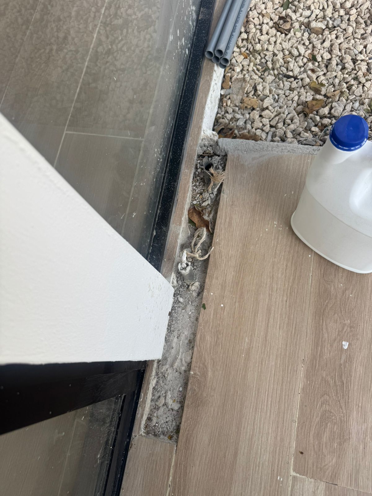 Poorly finished floor